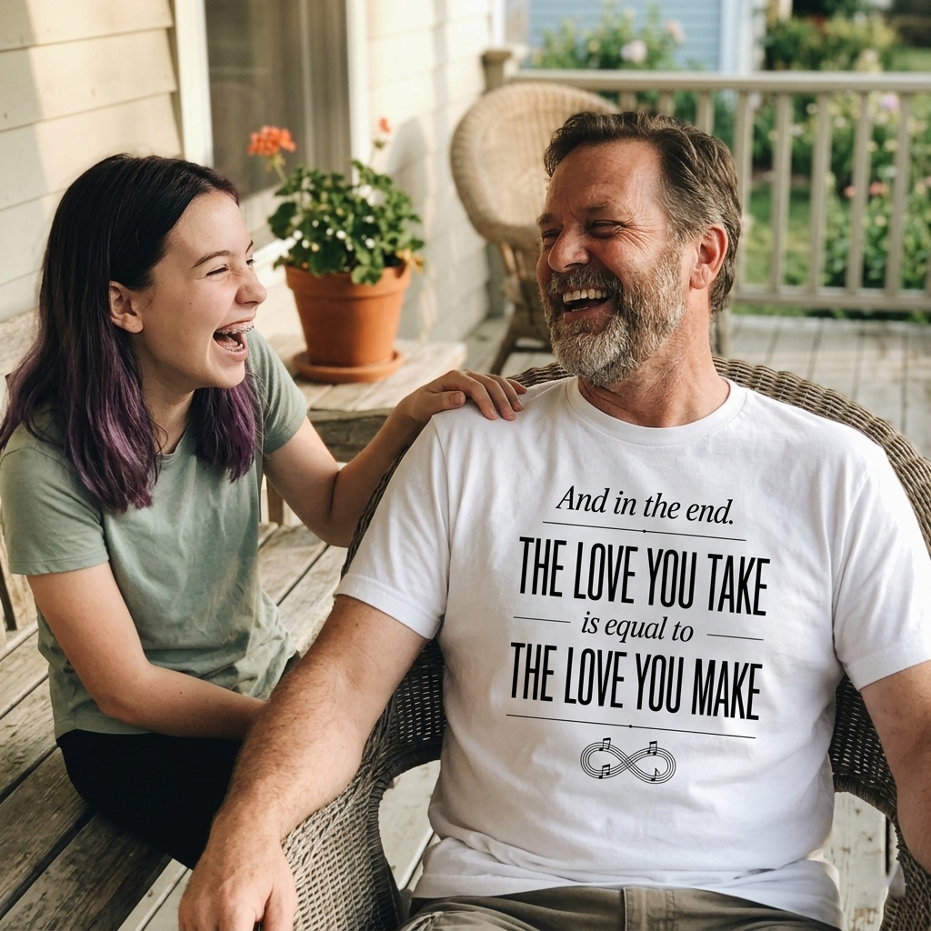 Fans wearing And In The End tee